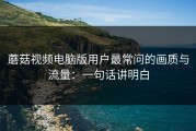 蘑菇视频电脑版用户最常问的画质与流量：一句话讲明白