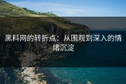 黑料网的转折点：从围观到深入的情绪沉淀